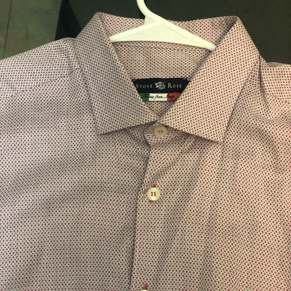 Fancy made in Italy "Stone Rose" slim fit